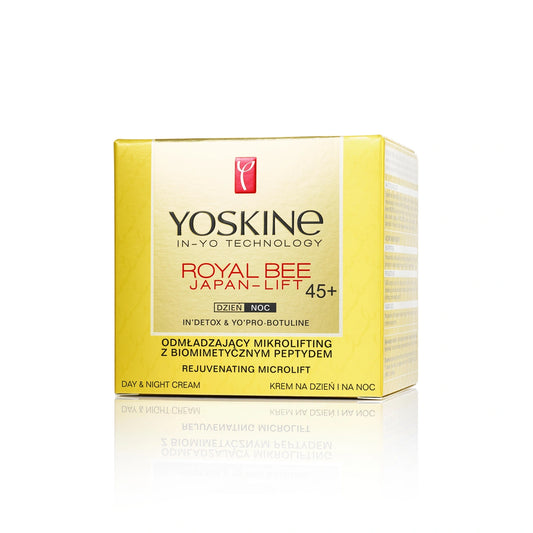 YOSKINE Royal Bee Japan-Lift 45+ Kremas priešraukšlinis su peptidais 50 ml