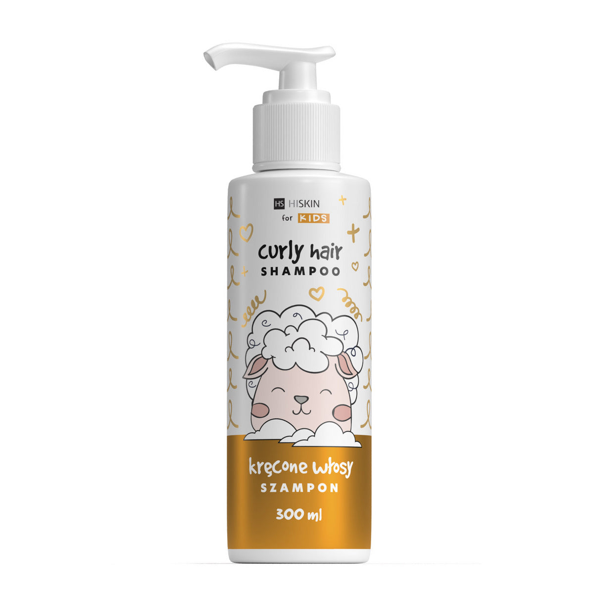 HISKIN vaikams garbanotiems plaukams šampūnas 300 ml