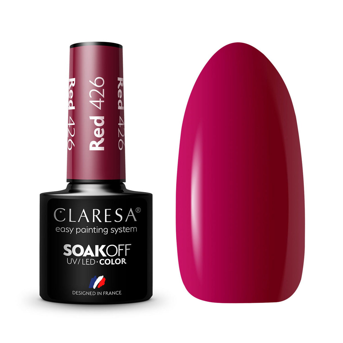 CLARESA Hibridinis lakas Raudonas nr 426 5g