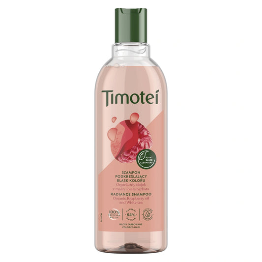 TIMOTEI Blizgį spalvą pabrėžiantis šampūnas 400 ml