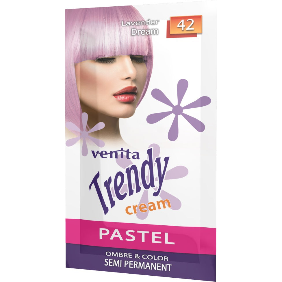VENITA Trendy Cream Ultra Plaukų dažymo kremas 42 Levandų svajonė 35 g