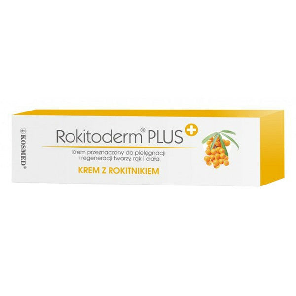 KOSMED Rokitoderm Plus Krem odinaujančiai-regeneruojantis su rožėmis 20 ml