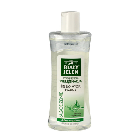Baltasis Elnias Kasdienė Priežiūra Veido Valymo Gelis Raminantis 265ml