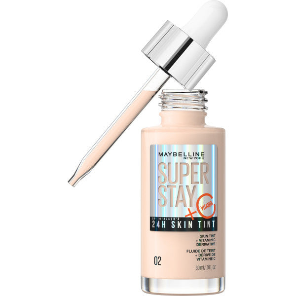 MAYBELLINE Super Stay 24H Skin Tint Spindintis Fondas su vitaminu C nr 02 - 30ml