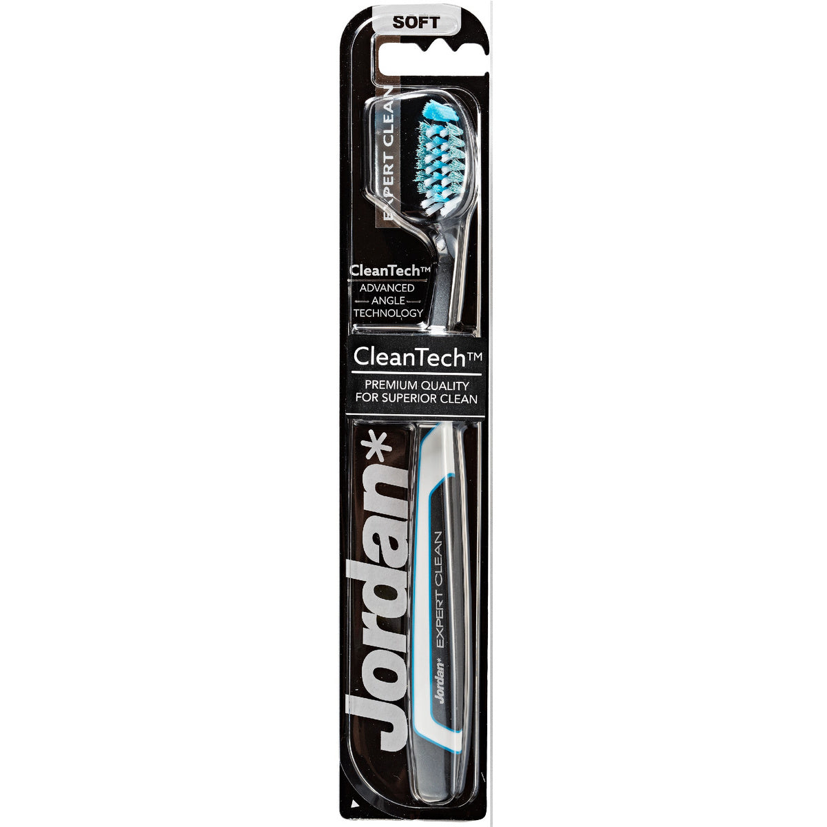 Jordan dantų šepetėlis Expert Clean soft - mišri spalvų 1vnt