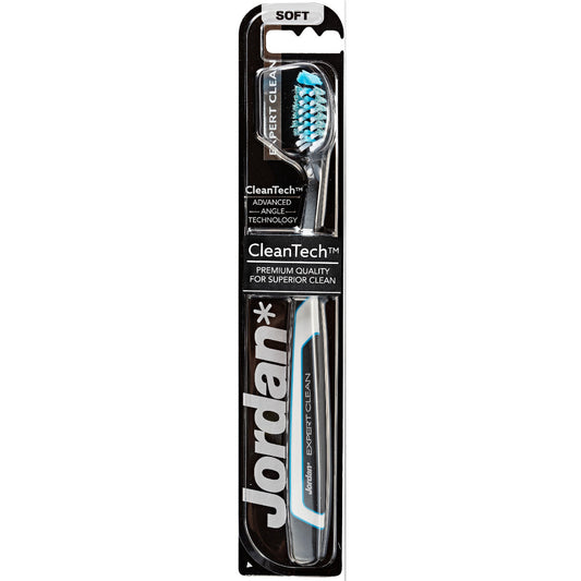 Jordan dantų šepetėlis Expert Clean soft - mišri spalvų 1vnt