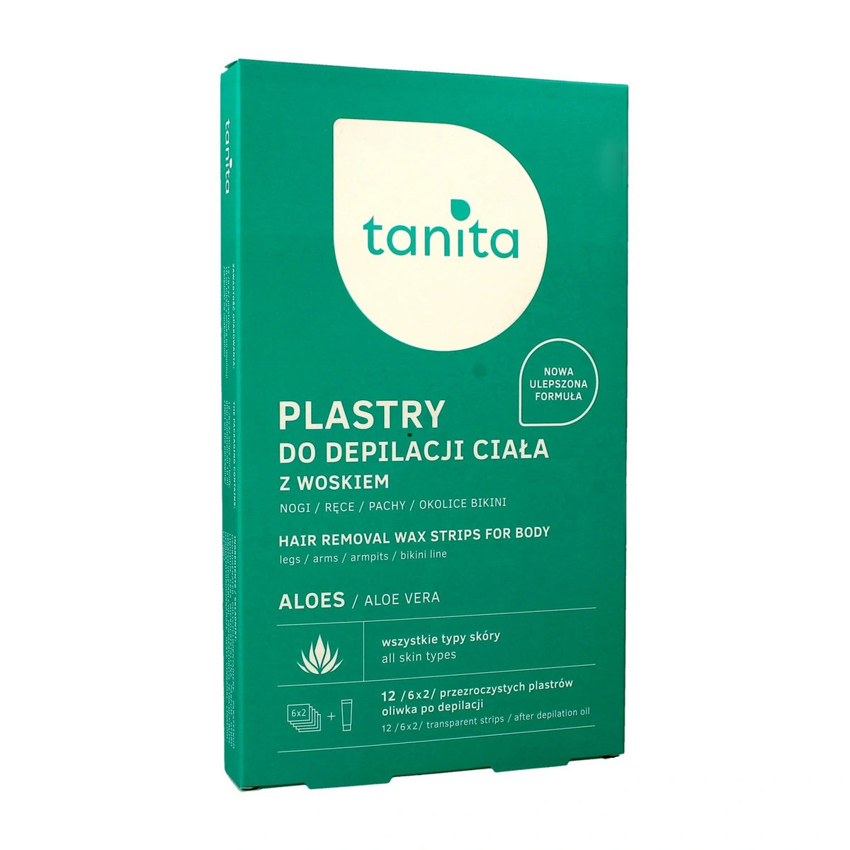 Tanita Vaško depiliacijos pleistrai su alavijais 1 vnt.-12vnt