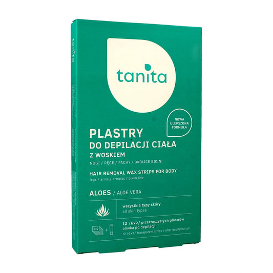 Tanita Vaško depiliacijos pleistrai su alavijais 1 vnt.-12vnt