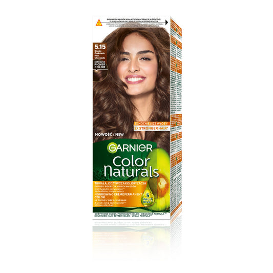 GARNIER Color Naturals Plaukų dažai Nr. 5.15 - Karčiosios šokoladas