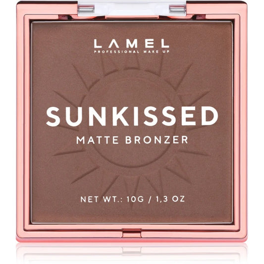 LAMEL Kompaktiškos bronzuojančios pudros Sunkissed Matte Bronze NR 402 10g