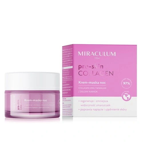 Miraculum Collagen Pro-Skin Krem-maska veidui naktį 50ml