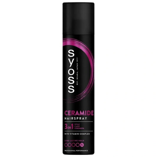SYOSS Ceramide Plaukų lakas mega stiprus 300 ml