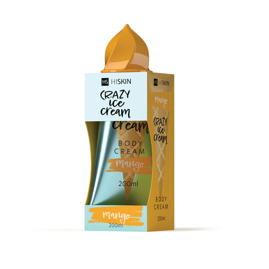 HISKIN Crazy Ice Cream Kūno kremas - Mango 200 ml