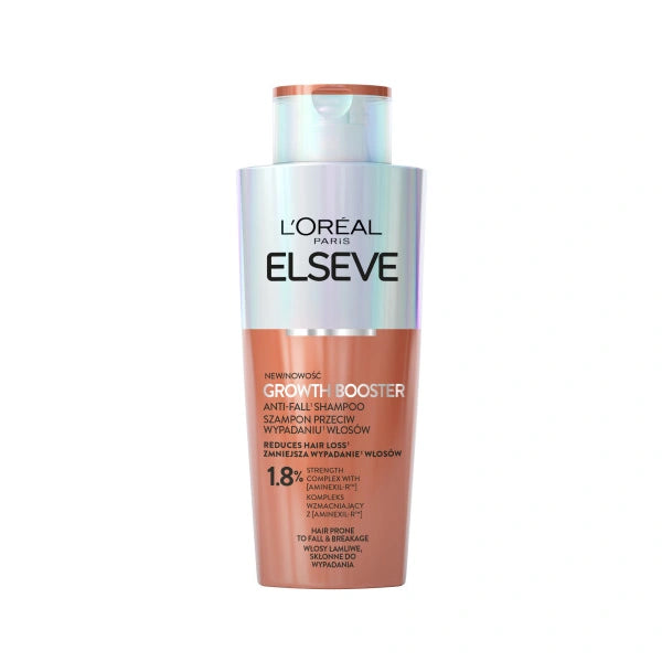 LOREAL ELSEVE Growth Booster Plaukų slinkimą stabdantis šampūnas 200 ml