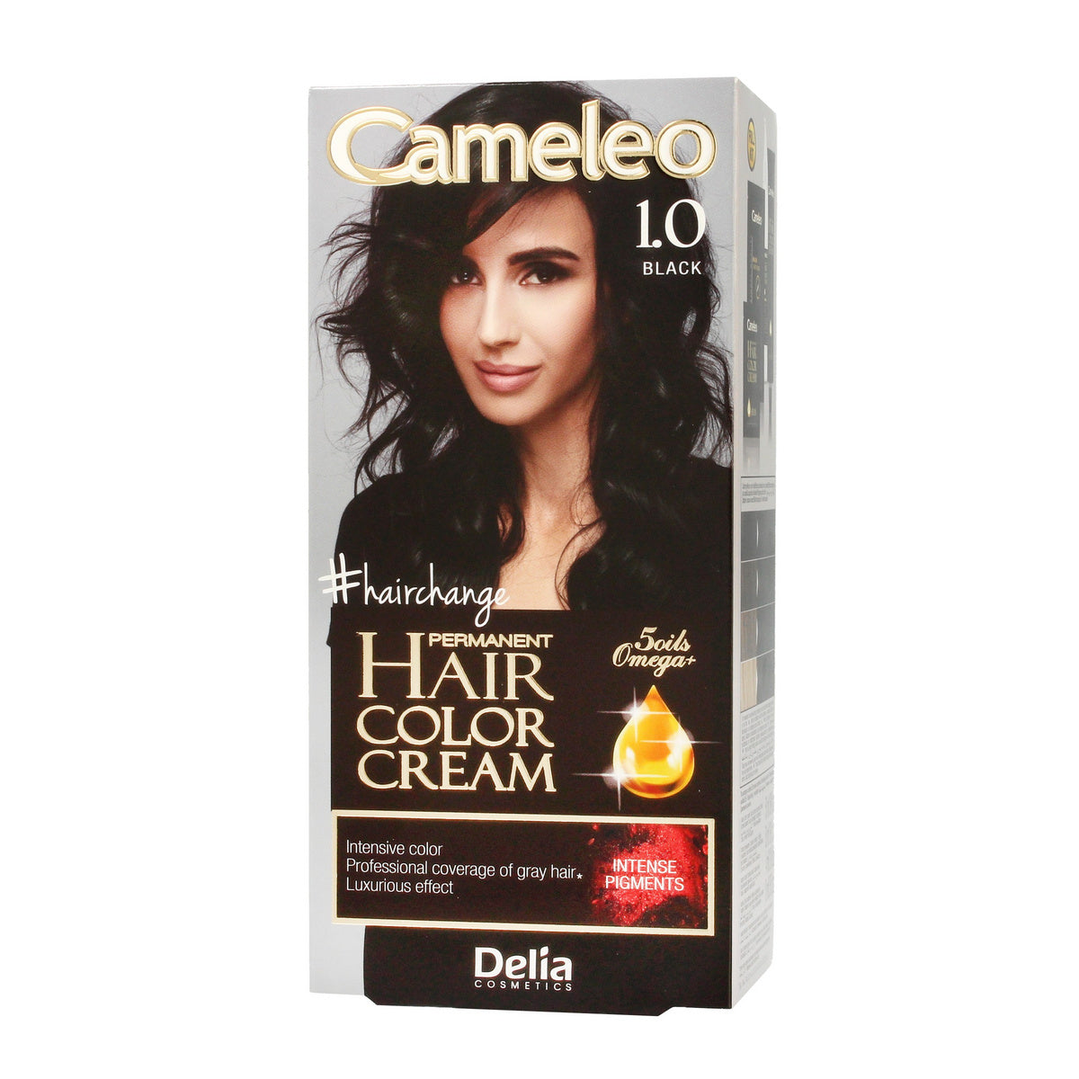 DELIA COSMETICS CAMELEO OMEGA Nuolatinė spalva 1.0 Juoda