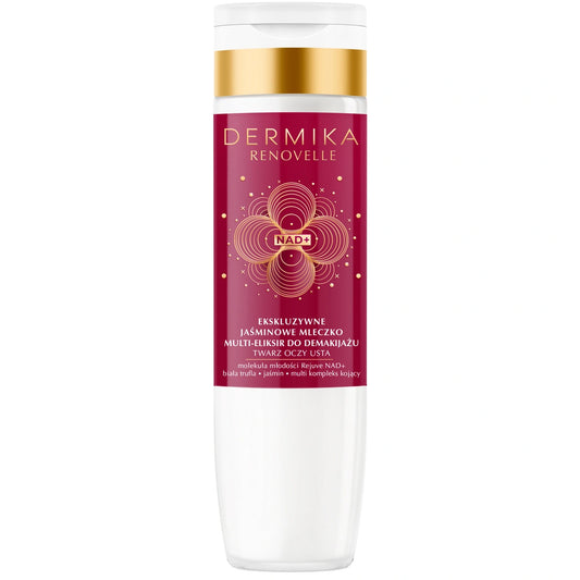DERMIKA Renovelle Išskirtinis jazminų pienelis - multi eliksyras makiažo valymui 200 ml