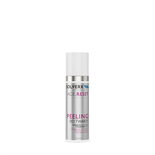 SOLVERX Age.Reset Veido šveitiklis - Odos išlyginimas & Mikrobiomo atkūrimas 30ml