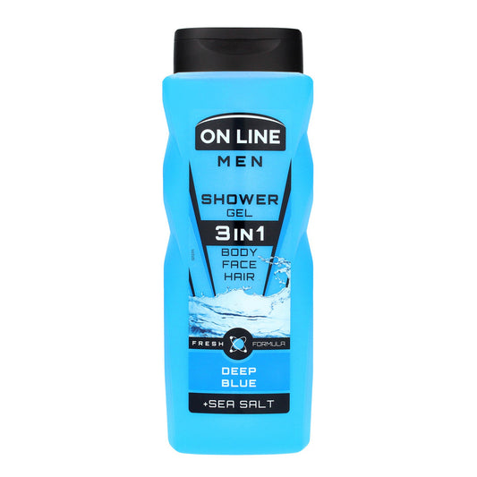 ON LINE Men Gelis po dušu vyrams 3w1 Deep Blue 410 ml