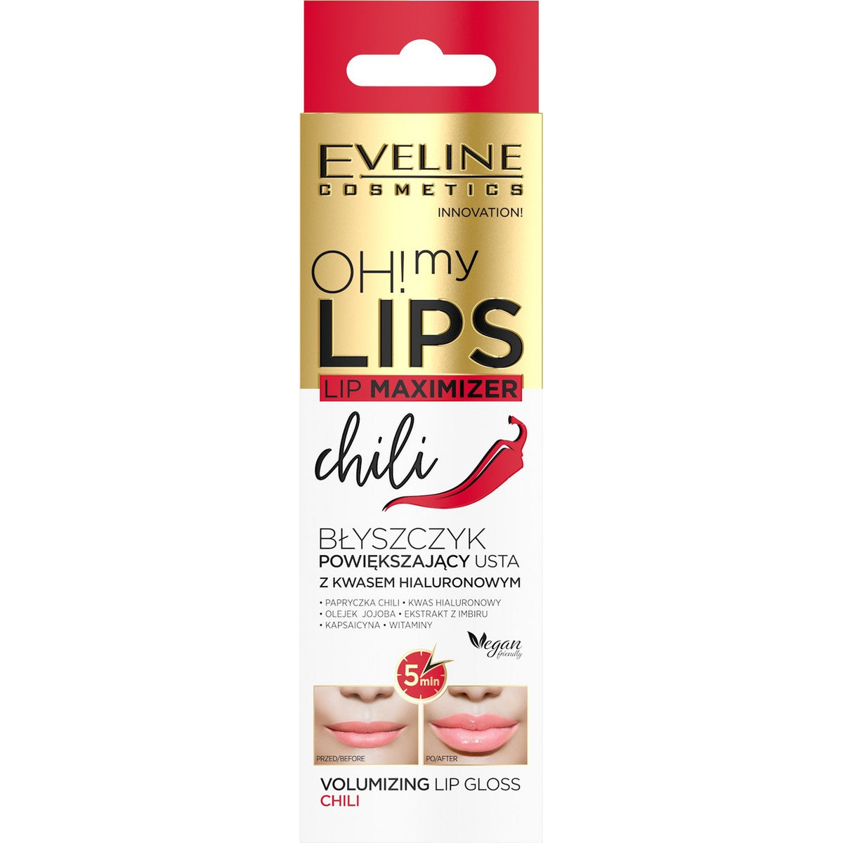 EVELINE Oh! My Lips Maximizer Lūpų didinimo balzamas Chili 4.5 ml