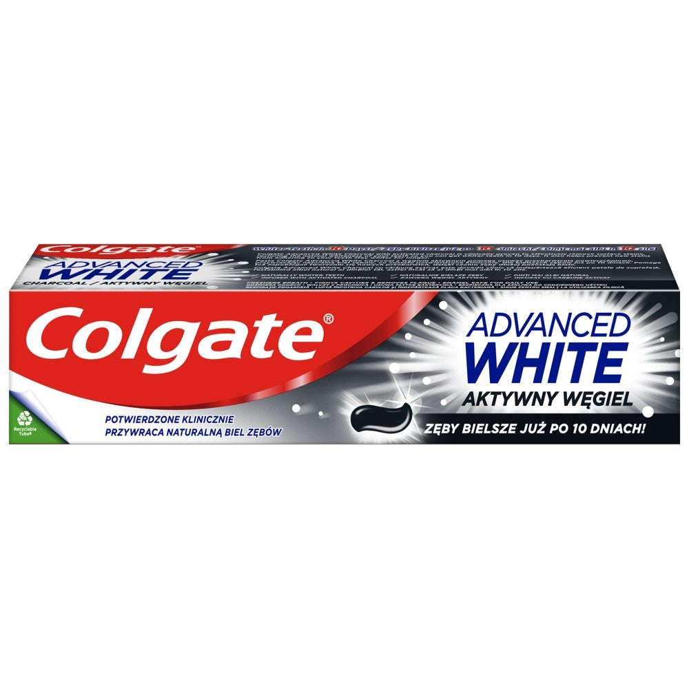 COLGATE Dantų pasta Advanced White - Aktyvus Anglis 75ml