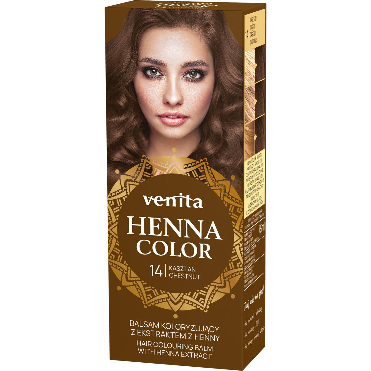 VENITA Henna Color Balsamas su henna - 14 Kaštonas