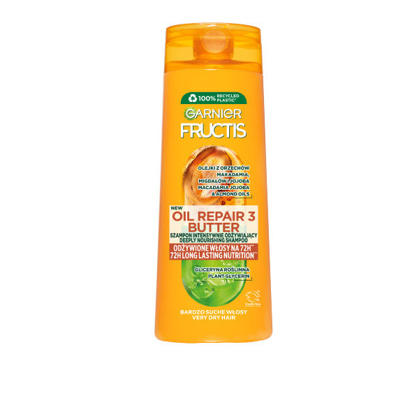 GARNIER Fructis Oil Repair 3 Butter Šampūnas labai sausoms ir pažeistoms plaukams 400 ml