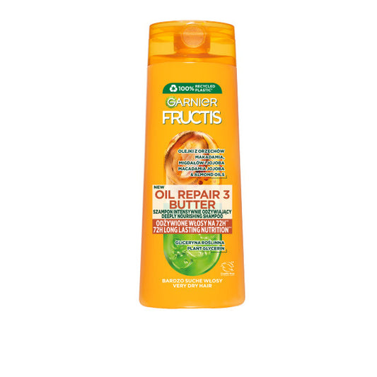 GARNIER Fructis Oil Repair 3 Butter Šampūnas labai sausoms ir pažeistoms plaukams 400 ml