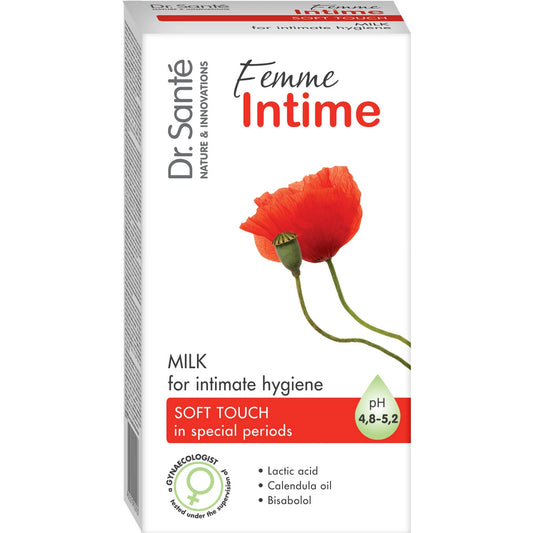 DR.SANTE Femme Intime Mleczko intymiosios higienos Delikatne dotknięcie 230 ml
