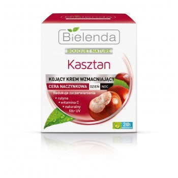 BIELENDA KASZTAN Krem kraujagysles uždarantis dienai ir naktiai 50ml