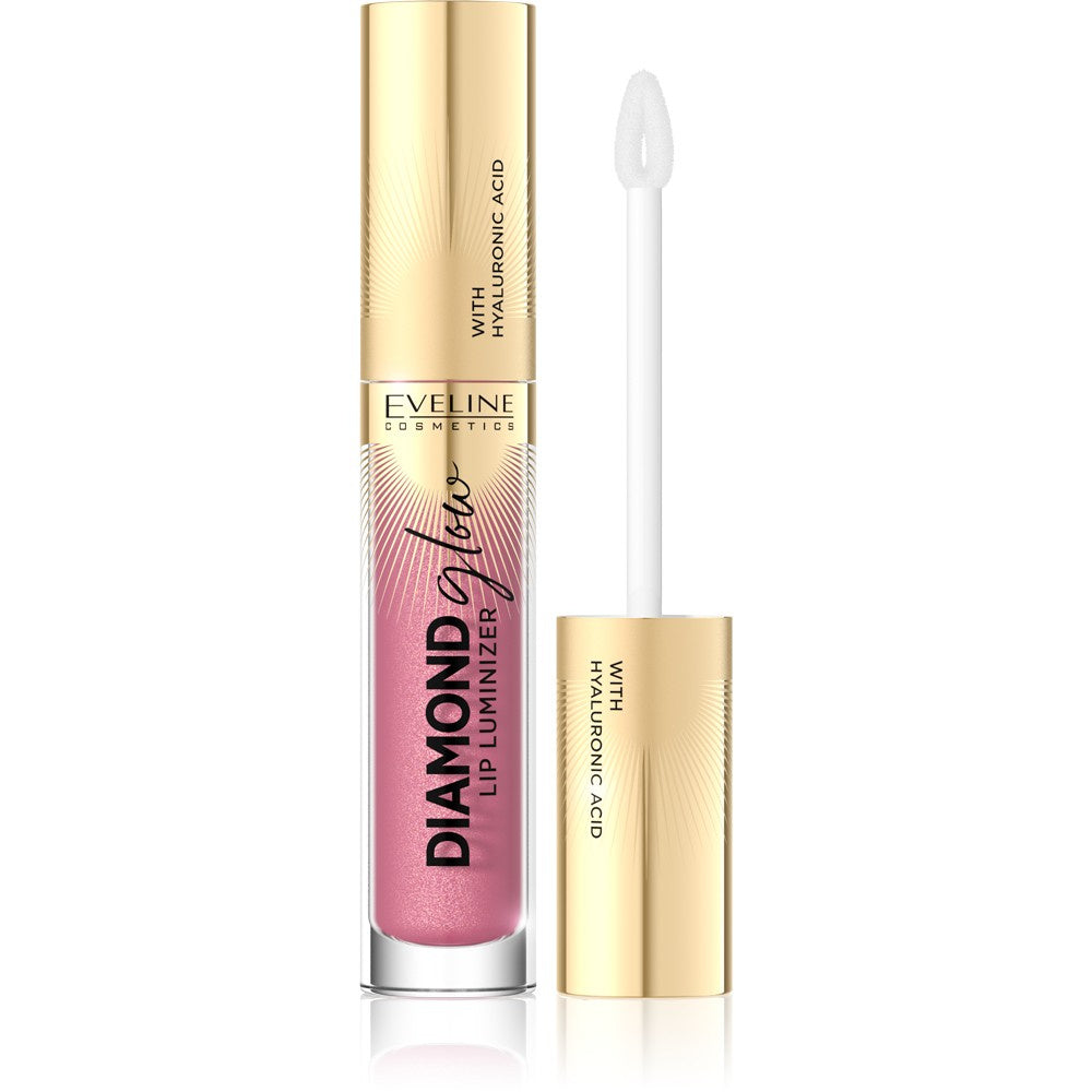 EVELINE Diamond Glow Lip Luminizer Blizgis lūpoms su hialurono rūgštimi nr. 05 4.5 ml
