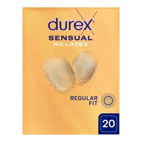 DUREX Sensual No Latex Nielateksinės prezervatyvai 20 vnt.