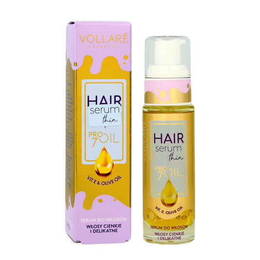 Vollare Pro Oils Extra Volume serumas ploniems ir subtiliems plaukams