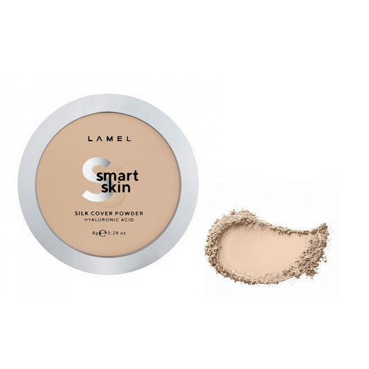 LAMEL Smart Skin Kompaktiškas pudras veidui Silk Cover nr 403 Ivory 8g