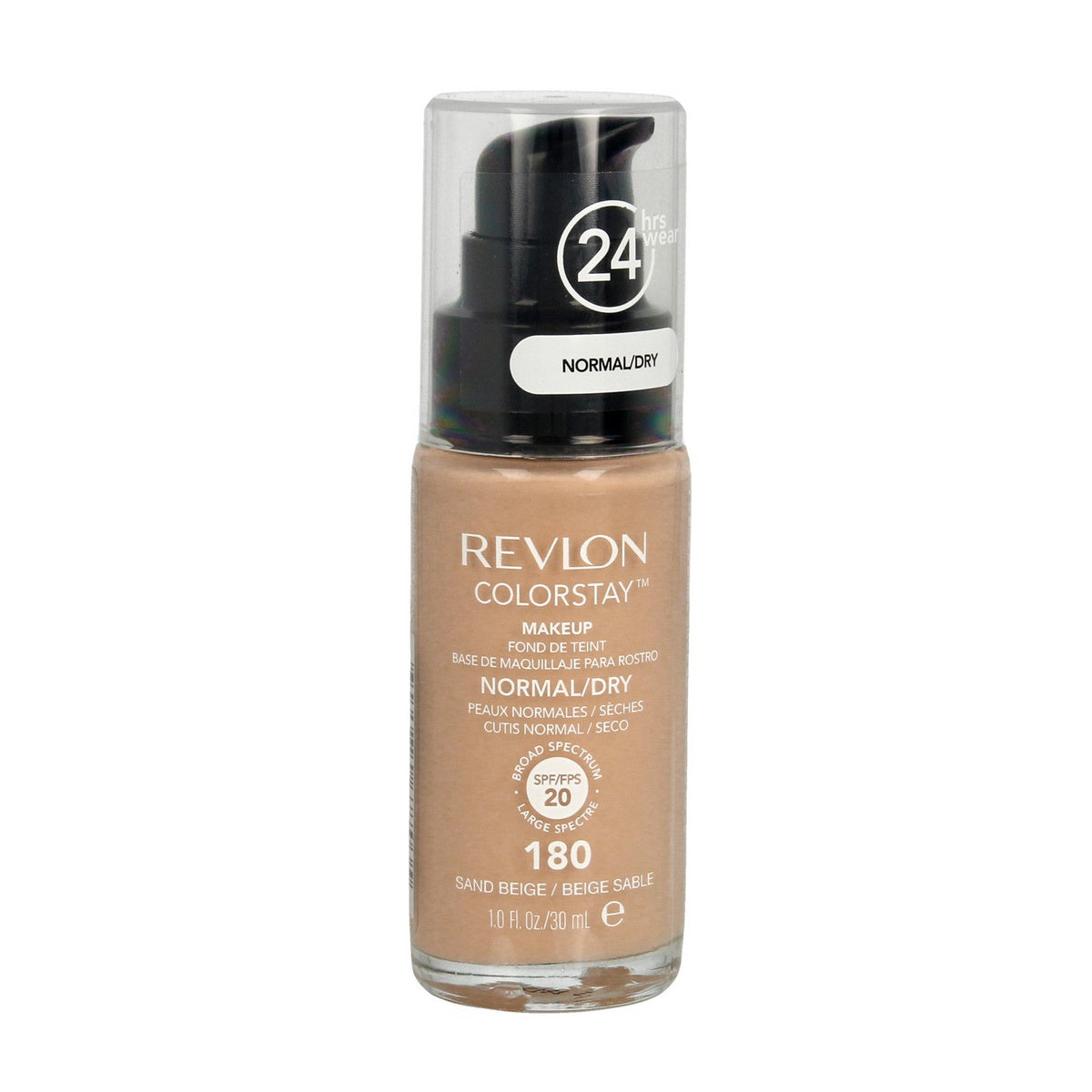Revlon Colorstay 24H Ilginamasis makiažo pagrindas nr. 180 Sand Beige - normaliai ir sausai odai 30ml