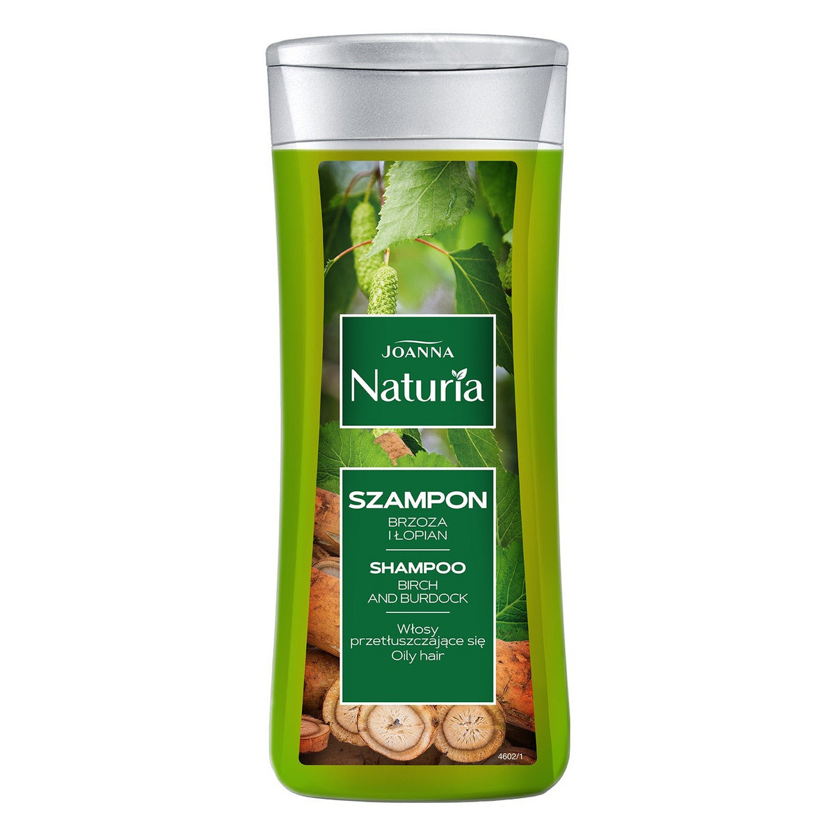JOANNA Naturia Šampūnas riebaluojantiems plaukams - Beržas ir Lopianas 200 ml