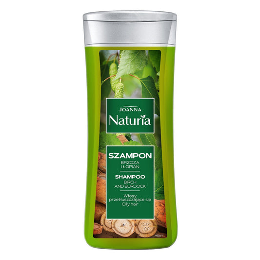 JOANNA Naturia Šampūnas riebaluojantiems plaukams - Beržas ir Lopianas 200 ml