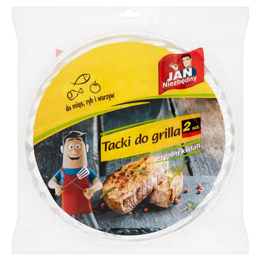 Jan Niezbędny Apvalūs grilio padėklai - 2 vnt.