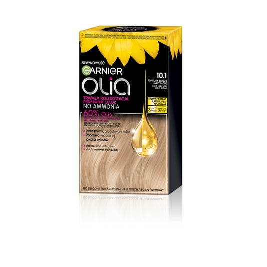 GARNIER Olia Plaukų dažai nr. 10.1 Ashy Very Very Light