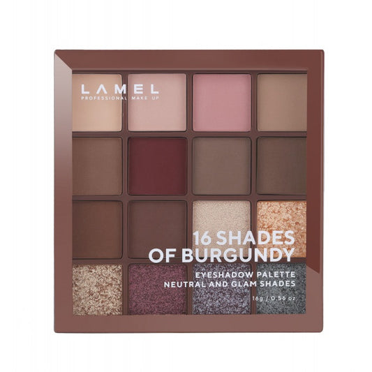 LAMEL Paletė šešėlių Shades of Burgundy Nr. 16-4&