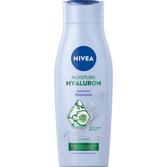 NIVEA Drėkinamasis šampūnas plaukams Moisture Hyaluron 400 ml