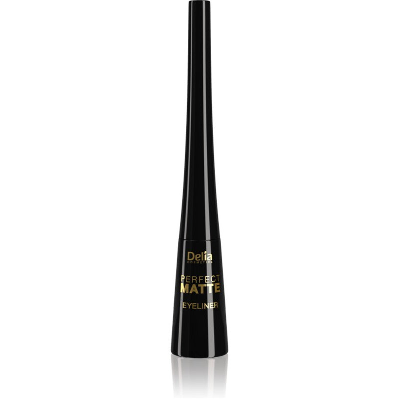 DELIA COSMETICS Shape Master Eyeliner matinė skystoji pieštukė Perfect Matte - Black 4ml