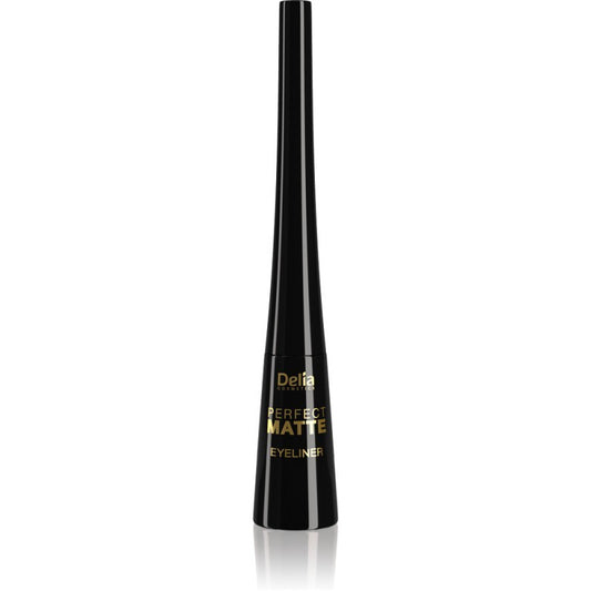 DELIA COSMETICS Shape Master Eyeliner matinė skystoji pieštukė Perfect Matte - Black 4ml