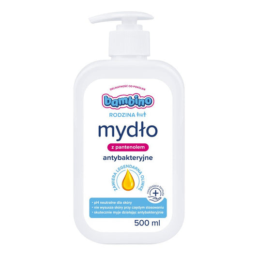 BAMBINO Antibakterinis skystas muilas su pantenoliu 500 ml