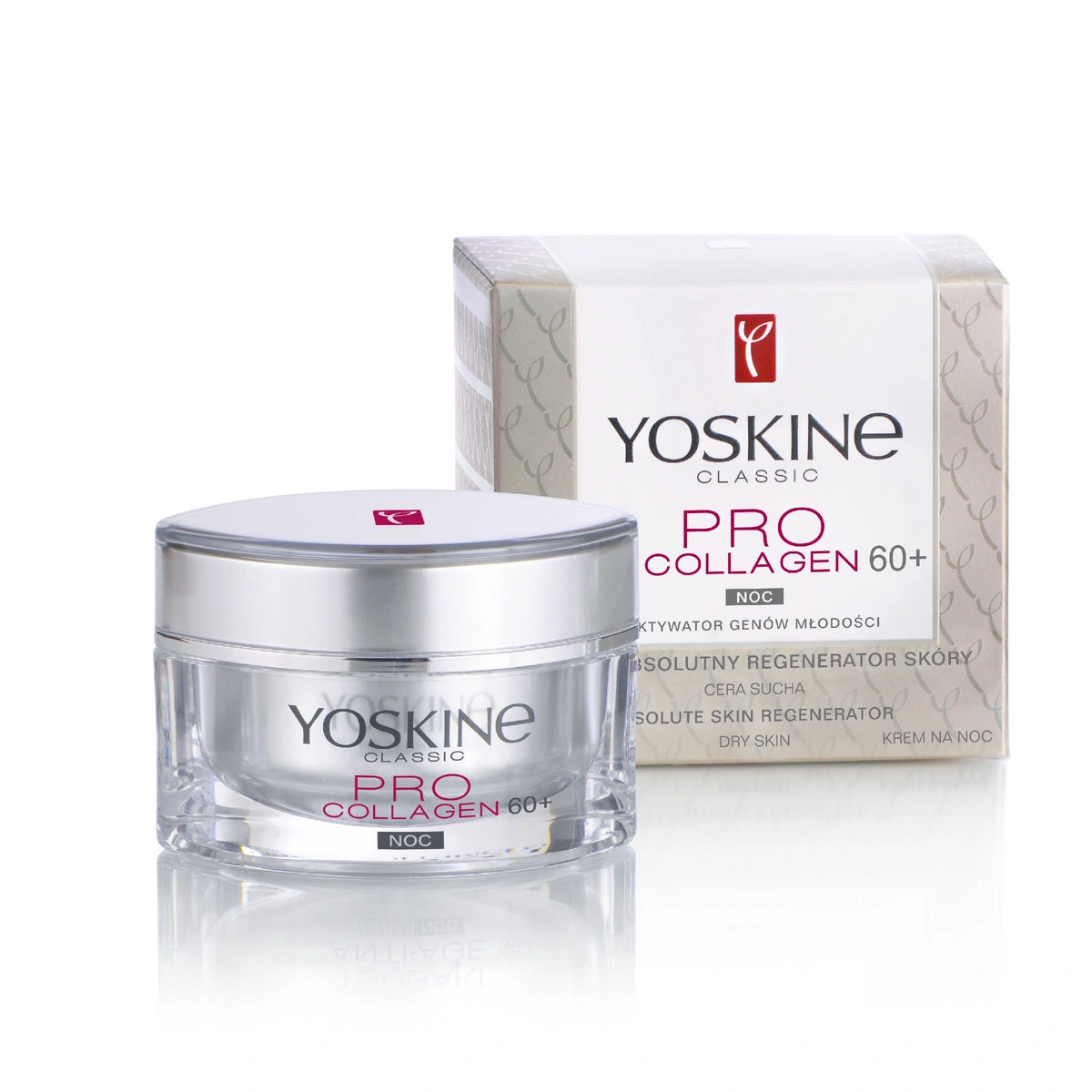 YOSKINE Pro Collagen 60+ Kremas naktinis priešraukšlinis sausai odai 50 ml