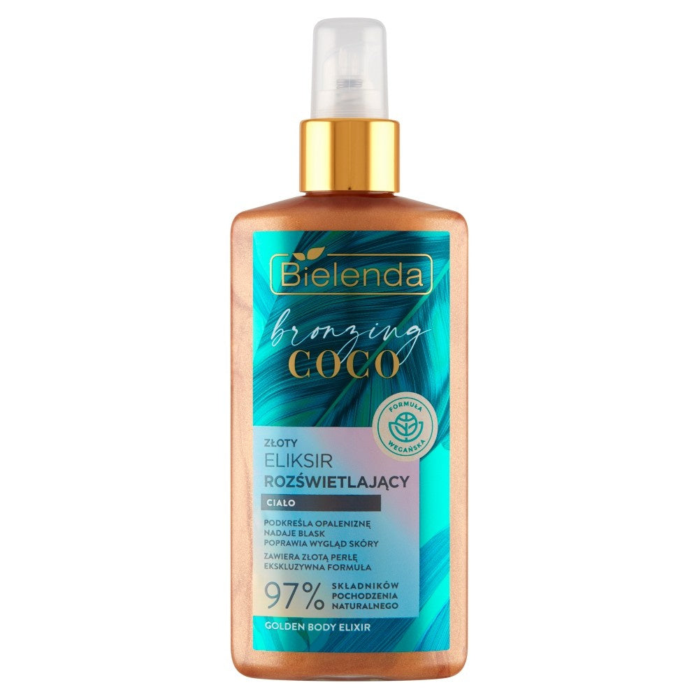 BIELENDA Bronzing Coco Aukso spinduliuojantis eliksyras kūnui 150ml