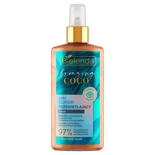 BIELENDA Bronzing Coco Aukso spinduliuojantis eliksyras kūnui 150ml