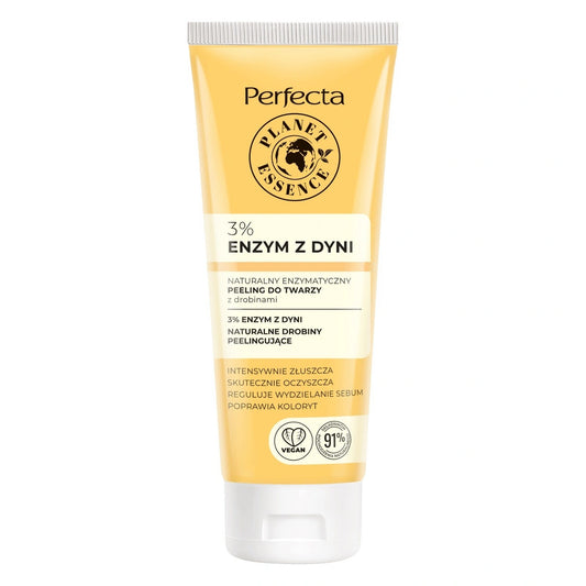 PERFECTA Planet Essence Enzimatinis veido šveitiklis Natūralus 3% moliūgo fermentas 75 ml