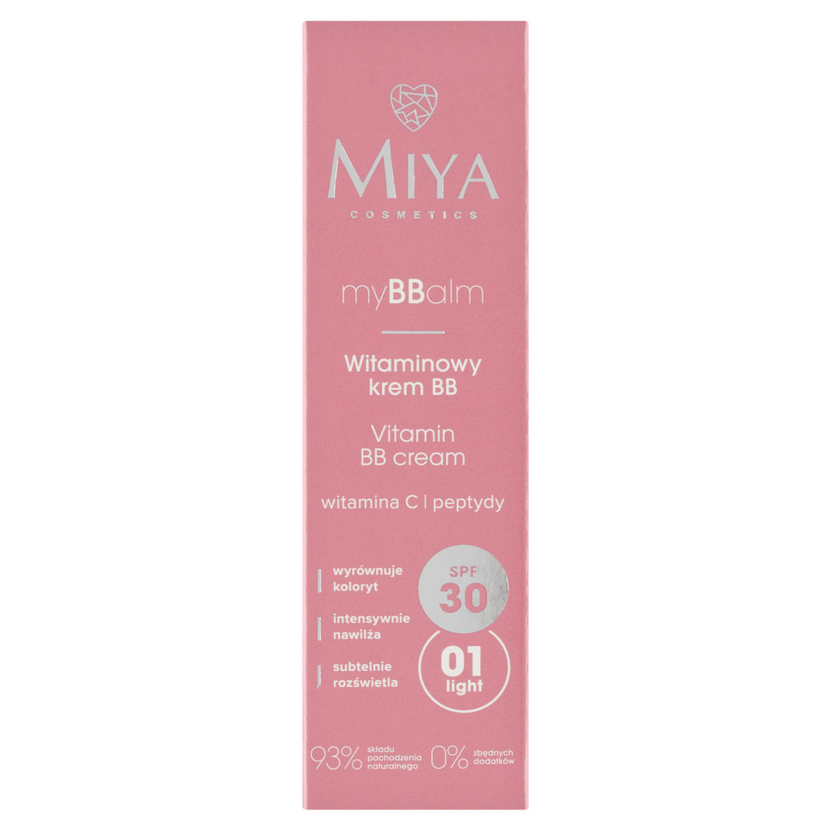 MIYA myBBalm Vitamininis BB kremas SPF30 01 30 ml