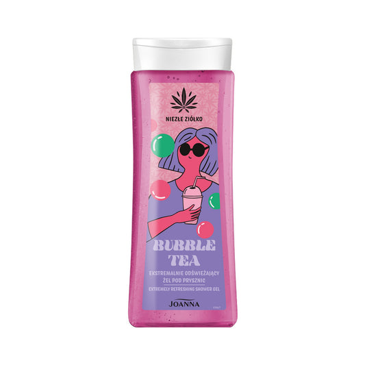 JOANNA Niezłe Ziółko Dušo gelis Bubble Tea ekstremaliai gaivinamasis 300 ml