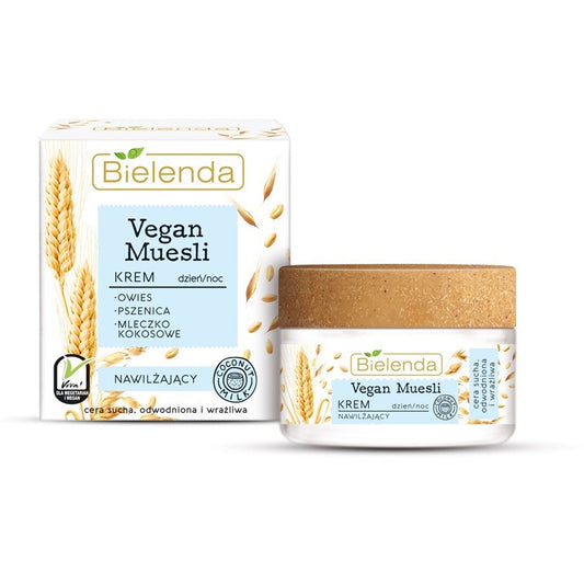 BIELENDA VEGAN MUESLI Drėkinamasis kremas dienai ir nakčiai 50ml